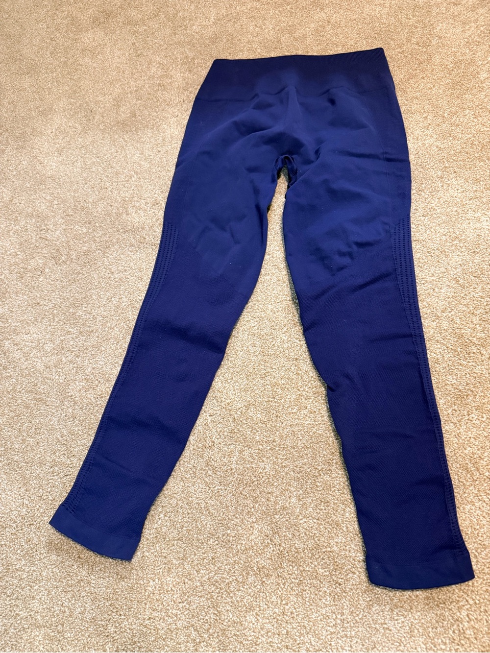 lululemon athletica Deep Blue High-Waist Seam-Trim Leggings